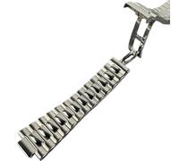 GAOJUDAF Boîtier en acier inoxydable 316L avec fond en verre saphir, cadran lisse et bracelet en métal dur(40mm*20mm)