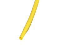 GAOJUDAF Gaine électrique thermorétractable 1/3/5 m, Tube en Caoutchouc Silicone rétractable Facile à Utiliser 1,7:1, 1 pièce(Yellow,8mm x 3meters)