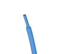 GAOJUDAF Gaine électrique thermorétractable 1/3/5 m, Tube en Caoutchouc Silicone rétractable Facile à Utiliser 1,7:1, 1 pièce(Blue,4mm x 5meters)