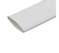 GAOJUDAF Gaine thermorétractable Blanche 1-20 m 3:1 avec Colle, Double paroi en polyoléfine, doublée d'adhésif, 1 pièce(39MM*1METER)