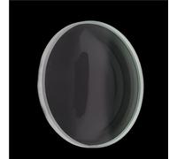 GAOJUDAF Lentille ronde en verre haute définition de 1,2 à 2 mm, protection de tête de lampe de poche plate transparente, 1 pièce(19mm x1.5mm)
