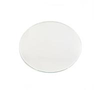 GAOJUDAF Lentille ronde transparente en verre plat de 80 à 97 mm, lentille optique en verre à haute transmittance for phare, 1 pièce(85mm)