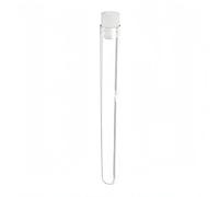 GAOJUDAF Lot de 20 tubes à essai en plastique avec bouchon, tubes transparents, fournitures de laboratoire, 12 x 75 mm, construction robuste