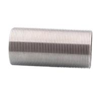 GAOJUDAF Tige filetée mâle 304SS, 1 pièce, tige d'extension creuse argentée entièrement filetée, longueur 30 mm à 150 mm(2INCHES*100MM)