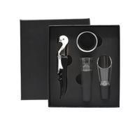 GAOJUNAN Décapsuleur Universel, Ensemble Tire-Bouchon À Vin Quatre Pièces avec Bouchon Vide Et Verseur for Les Fêtes Réunions Accessoire vin