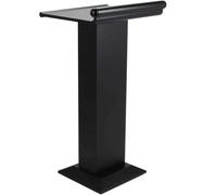 GAOJUNAN Podium Plate-Forme de Lecture Support De Podium Portable, Pupitres Noirs pour Églises, Bureau Bienvenue, Discours D'hospitalité Support de Présentation