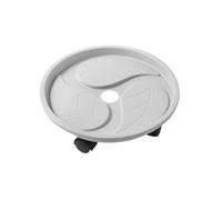 GAOJUNAN Support Roulant pour Plantes Plateau Rond À roulettes for Pots De Fleurs avec Chariot Robuste(36cm)