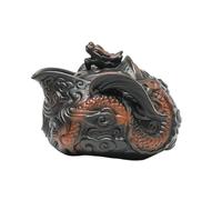 GAOJUNAN Théière et Service Théière en Argile Violette Sculptée À La Main Forme De Dragon, Fabriquée Partir Minerai d'origine, for Usage Domestique Thé en Vrac