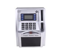 GAOJUNAN Tirelire Economie Tirelire Domestique, Banque D'épargne ATM Coffre-Fort avec Écran LCD Simulation De Caisse ATM Tirelire ATM, Cadeaux De Vacances Tirelire Cochon