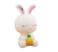 GAOJUNAN Tirelire Economie Tirelire en Forme De Lapin Mignon, Tirelire en Vinyle Incassable, Peut Stocker 600 Pièces Tirelire Cochon(Yellow)