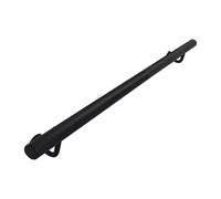 Gaommini Main Courante d'escalier en Fer forgé Noir pour marches extérieures, Rampe d'escalier intérieure - 1m 150cm 2m 240cm 3m 6m, Barre d'appui, Rampe de sécurité, Rampe de Porche de Pont(280cm)
