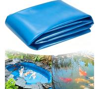 Gaommini sous-Couche Robuste pour revêtement de Bassin en HDPE Durable 2x3m 3x5m 4x6m 7x8m, 8 x 10 m, Film d'étanchéité pour Jardin, Membrane de Bassin, bâche Flexible pour Bassin, Bleu(2x5m)