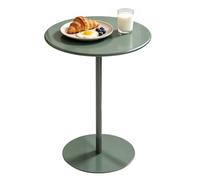 Gaommini Tables Basses industrielles Nordiques, Table de Salle à Manger avec Base Ronde Robuste, Table de Bar de Bistro, Table d'appoint en Fer en métal pour Petits espaces de Salon(Vert,40x40x50cm)