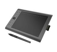 GAOMON M106K Tablette Graphique Dessin 10 x 6,25 Pouces avec Stylet Rechargeable et 12 Raccourcis Personnalisables, Compatible avec Windows/MacOS
