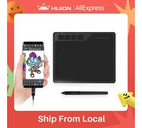 GAOMON S620 6.5x4 pouces tablette à stylo numérique pour dessin conception téléphone Android Windows Mac OS système tablette graphique Compatible noir