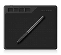 GAOMON S620 Tablette Graphique 6,5 x 4 Pouces avec Stylet sans Batterie à 8192 Niveaux et 4 Raccourcis, idéal pour OSU, l’enseignement et Signature electronique, Compatible with Windows/Mac/Android