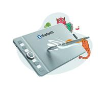 GAOMON WH851 Tablette Graphique, 8x5Pouces, 16384 Niveaux, 8 Touches | 16384 Niveaux,8 Touches,Double Molette,Dessin,Sans Fil,Tablette Graphique,Tablette de Dessin