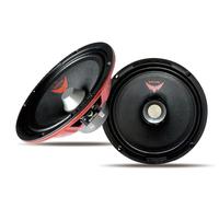 Gaooger MX65S3 Haut-parleur de milieu de gamme de 16,5 cm, 400 W max, 4 ohms, haut-parleurs de porte audio de qualité supérieure pour système audio stéréo de voiture ou camion, noir (2 haut-parleurs)