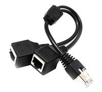 Gaoominy Cable RéPartiteur Ethernet RJ45 1 Male à 2 Femelle pour Adaptateur de Cable D'Extension RéSeau Ethernet LAN Super Cat5, Cat6, Cat7