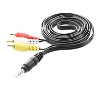 Gaoominy Gaoominy(R) 4.9ft Long 3.5mm Jack a 3 RCA Male Adaptateur AV Extension Cable pour TV VCD DVD