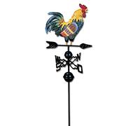 Gaoominy Girouette en MéTal avec Ornement Coq Girouette Vainette pour Toit Girouettes pour Toits Coq Girouette