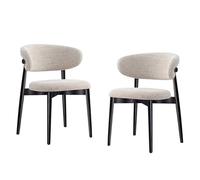 GAORUTO Dining Room Chairs Set of Kitchen Modern Wood Chairs with Backrest Single Leisure Chair for Living Bedroom Restaurant D,2 Set