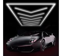 GAORUTO Éclairage De Garage LED Hexagonal 6 500 K, Éclairage D'atelier Connectable, Lampe Hexagonale Blanc Lumière du Jour pour Garage, Entrepôt, Salle De Sport, sous-Sol E