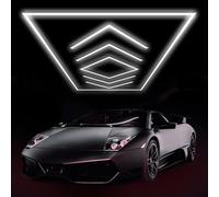 GAORUTO Éclairage De Garage LED Hexagonal 6 500 K, Éclairage D'atelier Connectable, Lampe Hexagonale Blanc Lumière du Jour pour Garage, Entrepôt, Salle De Sport, sous-Sol D