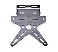 GAOSHA Support de plaque d'immatriculation général pour moto et vélo électrique avec motifs anti-vol et caractéristiques réfléchissantes Installation simple