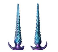 GAOSJX Bad Dragon Confortable et Portable Matériau en Silicone Imperméable,Blue-S