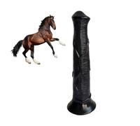 GAOSJX Le Cheval Peut être attaché à des endroits Lisses(Black,L)