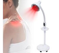 GAOUSD 275W Lampe Infrarouge Chauffante Lampe de Thérapie Infrarouge Rotation à 360° Hauteur Réglable Avec Minuterie Contrôle à Distance,Convient pour la Maison, Bureau, Salon de Beauté, Hôpital