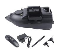 GAOUSD Amorceur D'appât de Pêche Télécommandé - 500 Mètres, Lumière LED, Capacité 2 kg - Pour Transport Fluvial, Maritime et Lacustre (Noir)