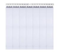 GAOUSD Rideau à Lanières en PVC Transparent Lot de 7 Rideau Laniere PVC Industriel,pour Entrepôt, Usine, Supermarché, Entrepôt, Centre Commercial,200 * 18cm