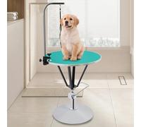 GAOUSD Table de toilettage hydraulique pour chien - Table de toilettage pour chien - Réglable en hauteur - Rotation à 360 ° - Pour sécher, couper, pansements et sécher