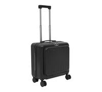 GAOUSD Valise de 18 Pouces Valise de Voyage en ABS avec roulettes Universelles et Poignée Télescopique,Port USB,Verrouillage par Mot de Passe,Capacité de Charge 50 kg (Noir)