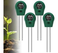GAOUTO 4PCS Humidimètre de Sol Hydromètre, 3 en 1 Capteur Humidité Sol Hygrometre Plante, Soil Moisture Meter Soil Tester Jardinage Testeur de Sol Mètre d'humidité (Pas Besoin de Batterie)