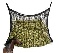 GAOUTO Filet à foin pour chevaux : 120 x 90 cm, filet à foin de ferme, taille 3 x 3 cm, filet d'alimentation pour foin de 8,5 kg, sac à foin, sac à foin, le temps d'alimentation peut être prolongé