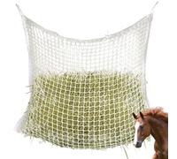 GAOUTO Filet à foin pour chevaux : 120 x 90 cm, filet à foin de ferme, taille 3 x 3 cm, filet d'alimentation pour foin de 8,5 kg, sac à foin, sac à foin, le temps d'alimentation peut être prolongé
