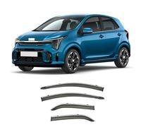 gaowenying 4 Pièces Déflecteurs de Vent de Voiture,pour KIA Picanto JA 2017+,Pare-Soleil,Pare-Pluie,Pare-Vent