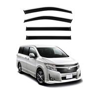 gaowenying 4 Pièces Déflecteurs de Vent de Voiture,pour Nissan Elgrand E52 2010-2023,Pare-Soleil,Pare-Pluie,Pare-Vent,Style A