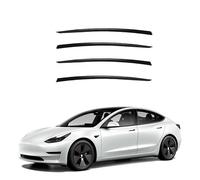 gaowenying 4 Pièces Déflecteurs de Vent de Voiture,pour Tesla Model 3 2017+,Pare-Soleil,Pare-Pluie,Pare-Vent,Model 3 140cm 2017+
