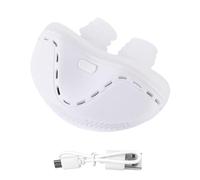 GAOXIAO Anti Ronflement Pince-Nez, Dilatateur Nasal Dispositif, Compact Anti Ronflement pour Sommeil Silencieux, Appareil Silencieux Respirable pour Améliorer la Respiration White