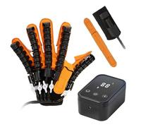 GAOXIAO Gants de Rééducation Robot, Exerciseur de Doigt pour Hémiplégique Arthrite Après Un Avc Main, pour Blessure à Main Trouble de La Flexion et de L'etirement Left S