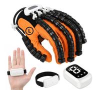 GAOXIAO Gants Robotisé de Rééducation de la Main, Dispositif de Rééducation de la Main pour L'hémiplégie D'avc Gants de Rééducation des Doigts pour Patients Dysfonctionnels Left M
