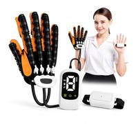 GAOXIAO Gants Robotisé de Rééducation de la Main, Gants Robotisés de Rééducation des Doigts pour Hémiplégie AVC, Modes/Engrenages Réglables, Soulagent Les Spasmes Right M