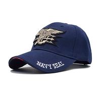 GAOXUQIANG Casquette de Baseball Homme US Navy Cap Tactical Army Cap Gorras Snapback Chapeau pour Adulte, Bleu Marine, L