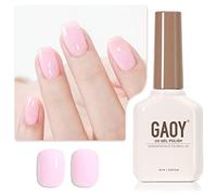 GAOY Baby Pink Gel Vernis à Ongles, 16ml Soak Off UV Light Cure Gel Polish pour Nail Art DIY Manucure à la Maison, Couleur 1525, Baby Pink