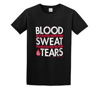 GAOYEA Blood and Tears He Gave It All Jesus Graphic Top Unisex 100% Cotton Short-Sleeve T-Shirts Black XXXL