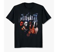 GAOYEA Mudvayne Heavy Metal Band Mudvayne Unisex 100% Cotton Short-Sleeve T-Shirts Black M